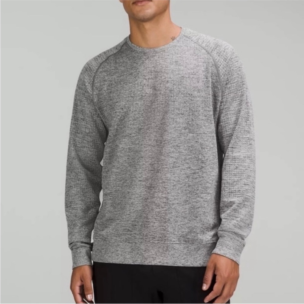 Lululemon Engineered Warmth Long-Sleeve Crew. Size XL OR XXL Gray Sweater